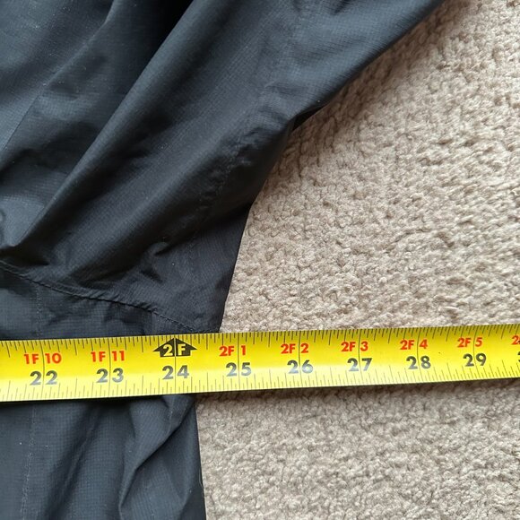 Eddie Bauer Jacket Mens Large Full Zip Waterproof Weatheredge Windbreaker Black - Picture 11 of 13